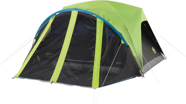 Coleman Carlsbad Dark Room Tent with Screened Porch, 4/6 Person Tent Blocks 90% of Sunlight to Keep Inside Cool, Weatherproof Tent with Easy Setup, Made of PFAS-Free Materials - Image 2