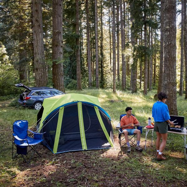 Coleman Carlsbad Dark Room Tent with Screened Porch, 4/6 Person Tent Blocks 90% of Sunlight to Keep Inside Cool, Weatherproof Tent with Easy Setup, Made of PFAS-Free Materials - Image 3