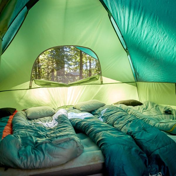 Coleman Carlsbad Dark Room Tent with Screened Porch, 4/6 Person Tent Blocks 90% of Sunlight to Keep Inside Cool, Weatherproof Tent with Easy Setup, Made of PFAS-Free Materials - Image 7